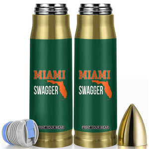 Miami Swagger Pride Bullet Tumbler Florida State Map Local Love TS02 Irish Green Print Your Wear