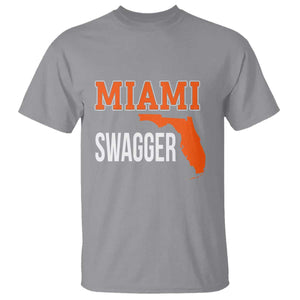 Miami Swagger Pride T Shirt Florida State Map Local Love TS02 Sport Gray Print Your Wear