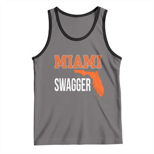 Miami Swagger Pride Tank Top Florida State Map Local Love TS02 Deep Heather Black Print Your Wear