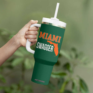 Miami Swagger Pride Tumbler With Handle Florida State Map Local Love TS02 Print Your Wear