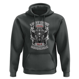 Funny Rider Hoodie I Don't Snore I Dream I'm A Motorcycle Enthusiast TS02 Dark Heather Print Your Wear