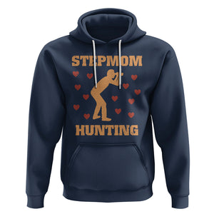 Stepmom Hunting Hoodie Funny Saying Dad Finding Bonus Mom TS02 Navy Printyourwear
