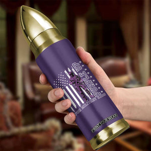 Purple Up For Military Kids Bullet Tumbler Military Child Month TS02 Print Your Wear