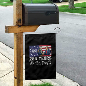 250 Years George Washington and Trump Handshake Patriotic Garden Flag We The People 1776-2026 Founding Fathers Legacy TS02 Print Your Wear