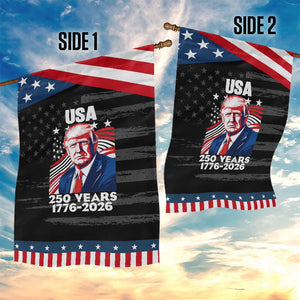 USA 250 Years 1776-2026 Trump Patriotic Portrait Patriotic Garden Flag American Flag Semiquincentennial Celebration TS02 Print Your Wear