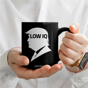 Low IQ Political Silhouette Profile Humor Coffee Mug Satirical Politics Subtle Hate TS02 Print Your Wear