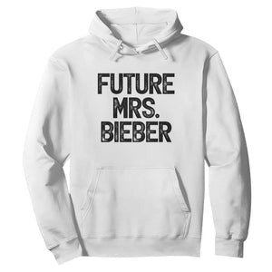 Future Mrs. Pop Star Bride to Be Hoodie Iconic Music Fan Gift Vintage TS02 White Print Your Wear
