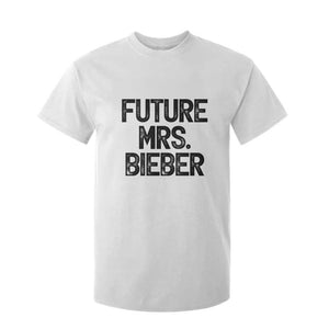 Future Mrs. Pop Star Bride to Be T Shirt For Kid Iconic Music Fan Gift Vintage TS02 White Print Your Wear