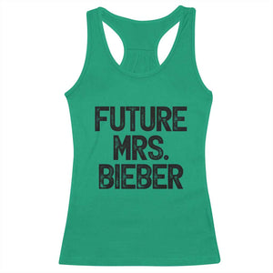 Future Mrs. Pop Star Bride to Be Racerback Tank Top Iconic Music Fan Gift Vintage TS02 Irish Green Print Your Wear