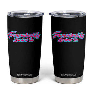 Tremendously Locked In Tumbler Cup Retro Motivational Quote TS02 Black Print Your Wear