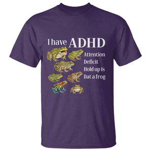 I Have ADHD Attention Deficit Hold up is Dat a Frog T Shirt Funny Neurodiversity Humor Frogs Lover Meme