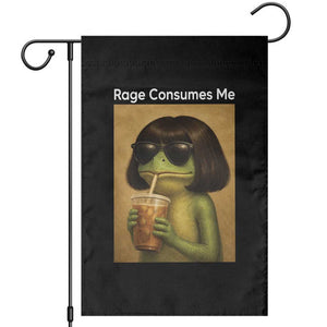 Funny Frog Bob Haircut Rage Consumes Me Garden Flag Renaissance Painting Meme