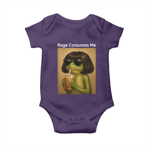 Funny Frog Bob Haircut Rage Consumes Me Baby Onesie Renaissance Painting Meme