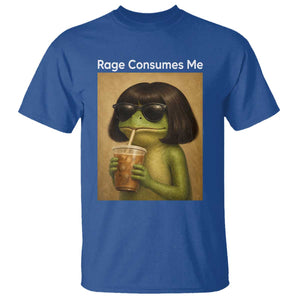 Funny Frog Bob Haircut Rage Consumes Me T Shirt Renaissance Painting Meme