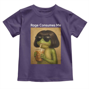 Funny Frog Bob Haircut Rage Consumes Me Toddler T Shirt Renaissance Painting Meme