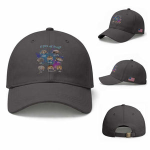 Types Of Frogs Funny Rain Frog Meme Chart Baseball Cap Angry Grumpy Eepy Chonk Potato Round Judgy Ferocious