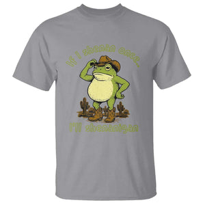 Funny Cowboy Frog Western Meme T Shirt If I Shenan Once I Will Shenanigan