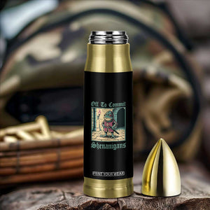 Funny Medieval Frog Knight Fantasy RPG Meme Bullet Tumbler Off To Commit Shenanigans