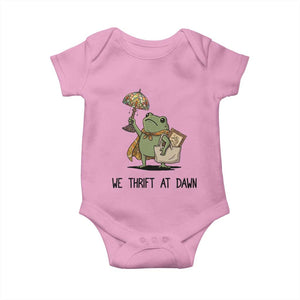 Funny Thrifting Frog Vintage Antique Hunter Baby Onesie We Thrift At Dawn Humor