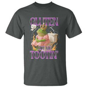 Funny Gluten Free Frog Princess Toilet Meme T Shirt Gluten Got Me Tootin