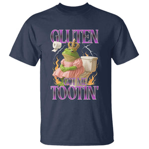 Funny Gluten Free Frog Princess Toilet Meme T Shirt Gluten Got Me Tootin