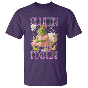 Funny Gluten Free Frog Princess Toilet Meme T Shirt Gluten Got Me Tootin