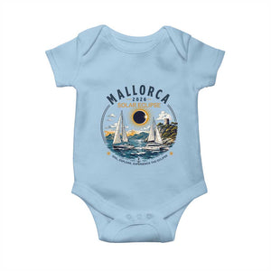 Mallorca Spain 2026 Total Solar Eclipse Baby Onesie Sailing Cruise Totality Sail Explore Experience Travel Souvenir