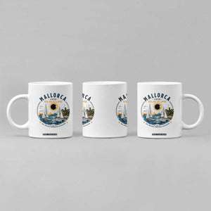 Mallorca Spain 2026 Total Solar Eclipse Coffee Mug Sailing Cruise Totality Sail Explore Experience Travel Souvenir