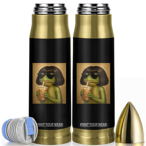Funny Frog Bob Haircut Renaissance Painting Meme Bullet Tumbler