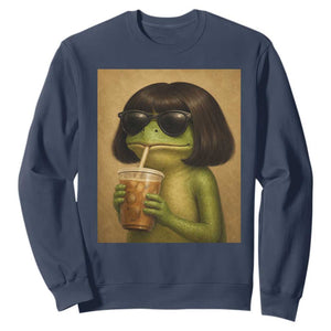 Funny Frog Bob Haircut Renaissance Painting Meme Sweatshirt