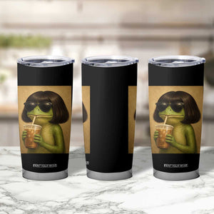 Funny Frog Bob Haircut Renaissance Painting Meme Tumbler Cup