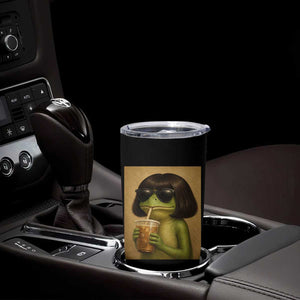 Funny Frog Bob Haircut Renaissance Painting Meme Tumbler Cup