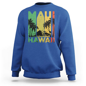 Maui Hawaii Pray For Maui Strong Hawaii Strong Sweatshirt TS02 Royal Blue Printyourwear