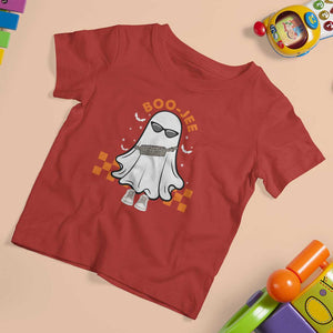 Halloween Boo Sheet T Shirt For Kid Cute Spooky Ghost Halloween Costume Boujee Boo-Jee TS02 Red Print Your Wear