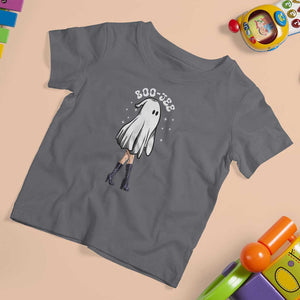 Halloween Boo Sheet T Shirt For Kid Classy Ghost Halloween Costume Spooky Boujee Boo-Jee TS02 Charcoal Print Your Wear