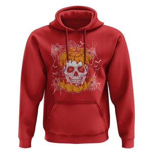 Halloween Skull Hoodie Spooky Skull In Pumpkin Halloween Costume TS02 Red Print Your Wear