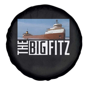 The Big Fitz Tribute Spare Tire Cover SS Edmund Fitzgerald Freighter Design for Great Lakes History TS02 Print Your Wear