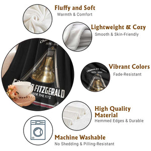 Edmund Fitzgerald 50th Anniversary Tribute Throw Blanket Chimes 29 Times 1975 2025 Memorial TS02 Print Your Wear