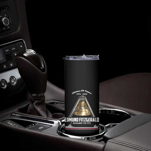 Edmund Fitzgerald 50th Anniversary Tribute Skinny Tumbler Chimes 29 Times 1975 2025 Memorial TS02 Print Your Wear
