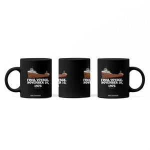 SS Edmund Fitzgerald Final Voyage Tribute Coffee Mug November 10 1975 Lake Superior Memorial TS02 Print Your Wear