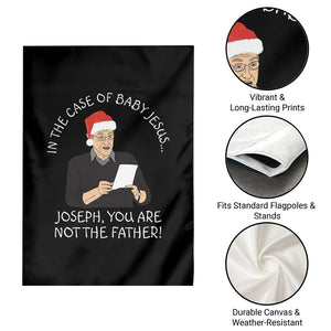 Funny Christmas Jesus Paternity Test Garden Flag Joseph You Are Not the Father Holiday Humor TS02 Print Your Wear