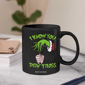 Funny Dental Christmas Coffee Mug I Know You Didnt Floss Dentist Holiday Humor TS02 Print Your Wear