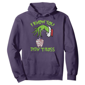 Funny Dental Christmas Hoodie I Know You Didnt Floss Dentist Holiday Humor TS02 Purple Print Your Wear