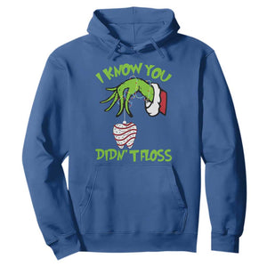Funny Dental Christmas Hoodie I Know You Didnt Floss Dentist Holiday Humor TS02 Royal Blue Print Your Wear
