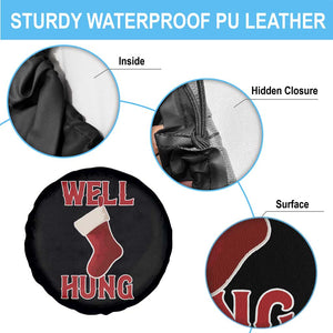 Funny Christmas Stocking Spare Tire Cover Well Hung Naughty Holiday Inappropriate Humor TS02 Print Your Wear