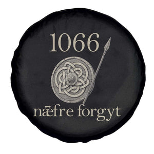 1066 Never Forget Spare Tire Cover Battle of Hastings Old English Anglo Saxon Warrior Medieval Shield TS02 Print Your Wear
