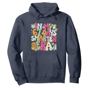 In My 67 Days Smarter Era Hoodie Cute Retro 6 7 Days of School Six Seven Meme TS02 Navy Print Your Wear
