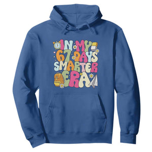 In My 67 Days Smarter Era Hoodie Cute Retro 6 7 Days of School Six Seven Meme TS02 Royal Blue Print Your Wear