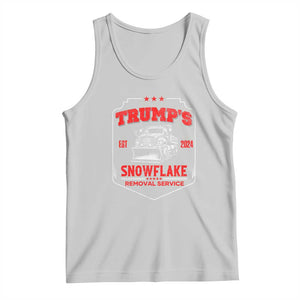 Funny Trump 2024 Tank Top Snowflake Removal Service Humorous Sarcasm TS02 Ash Print Your Wear