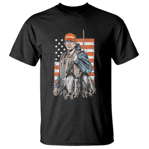 Trump Camo Duck Hunting T Shirt Hello Hunting Season US Flag TS02 Black Print Your Wear